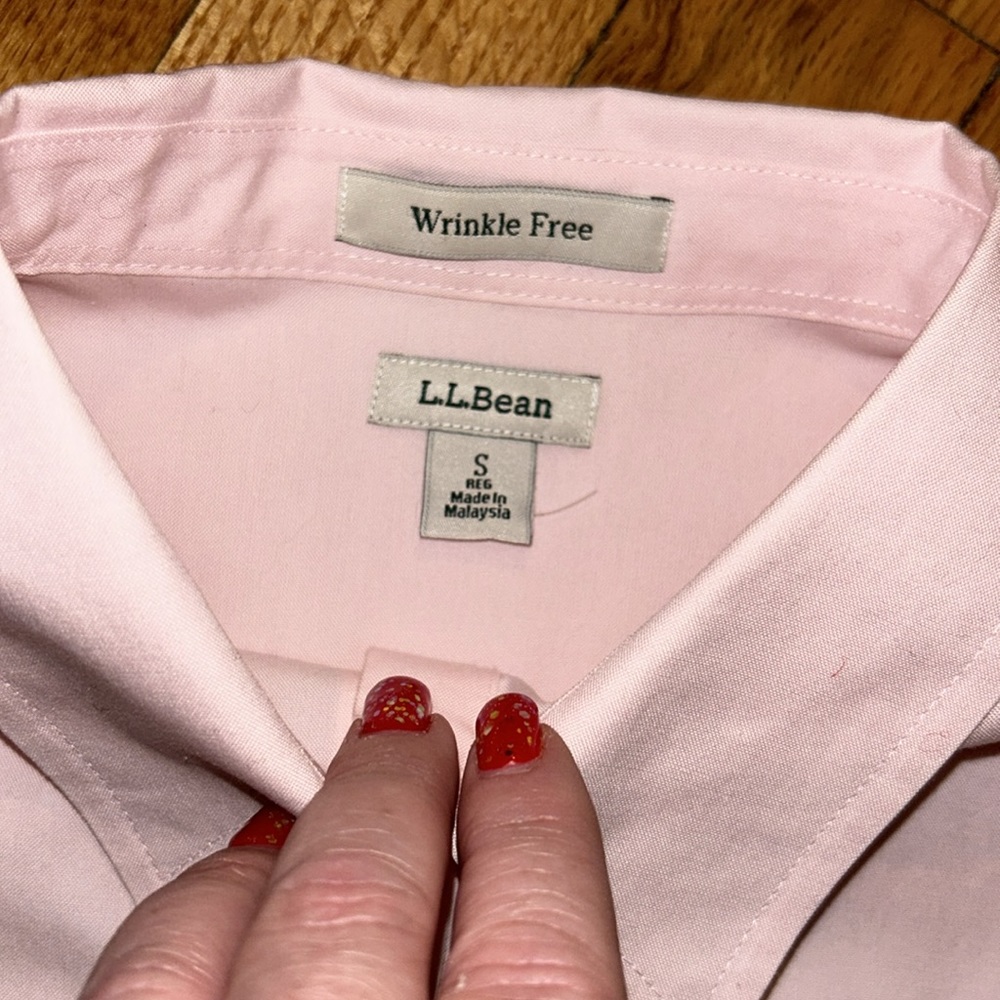 Ll Bean Wrinkle Free Button Down - image 2